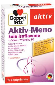 SUPLIMENTE  HORMONALE - DOPPEL AKTIV MENO SOJA ISOFLAVONE 30 TB