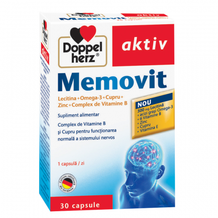 SUPLIMENTE MEMORIE SI CIRCULATIE - DOPPEL MEMOVIT 30CP