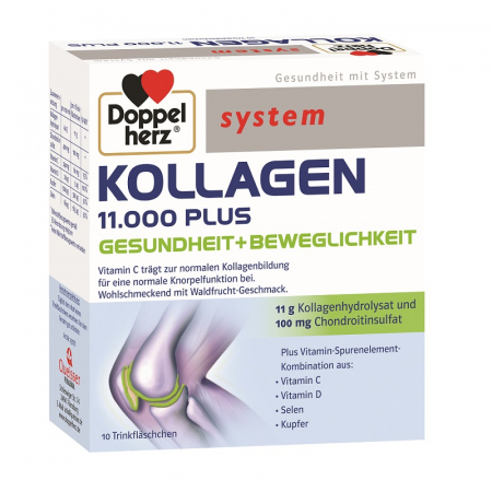 SUPLIMENTE ARTICULATII ANTIINFLAMATOARE - DOPPEL SYSTEM KOLLAGEN 11000+ 1 FIOLA