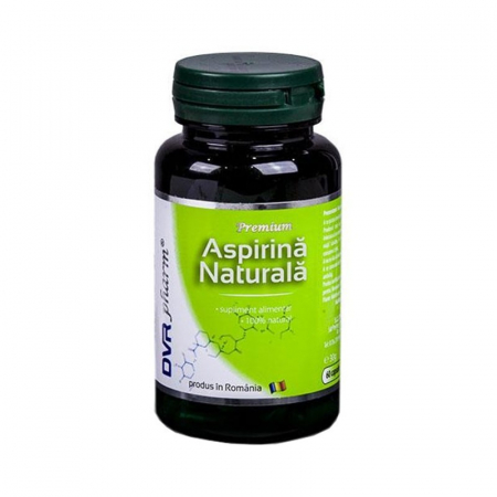 SUPLIMENTE ARTICULATII ANTIINFLAMATOARE - DVR ASPIRINA NAT 60CP/60+30