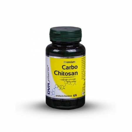 SUPLIMENTE STOMAC- DIGESTIE- COLON - DVR CARBOCHITOSAN 60CP/60+30