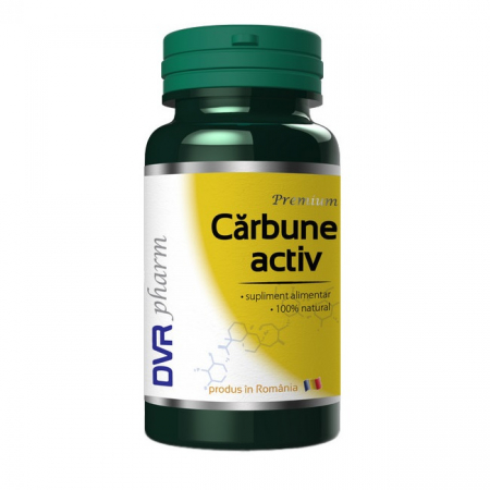 SUPLIMENTE STOMAC- DIGESTIE- COLON - DVR CARBUNE ACTIV 60CP/60+30