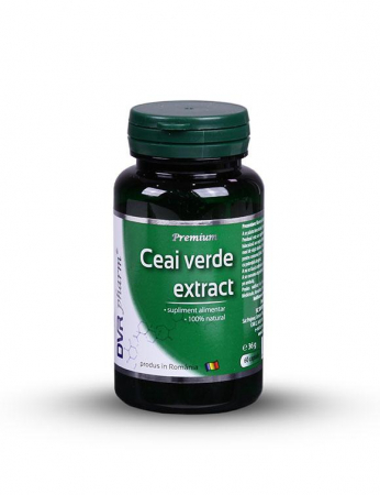 SUPLIMENTE SLĂBIRE - DVR CEAI VERDE EXTRACT 60 CPS/60+30 CPS