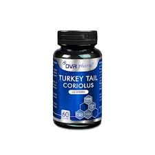 SUPLIMENTE ANTIOXIDANȚI-ANTITUMORAL - DVR CORIOLUS TURKEY TAIL -CODA CURCANULUI-60 CPS