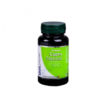 SUPLIMENTE VITAMINE ȘI MINERALE - DVR CUPRU NAT 60CP/60+30