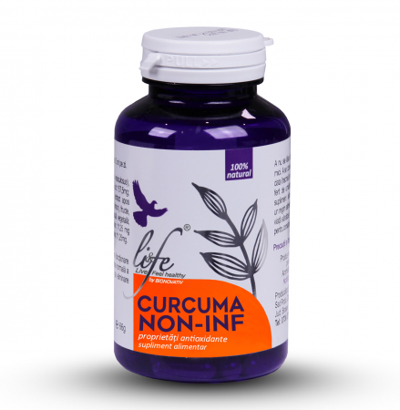 SUPLIMENTE ANTIOXIDANȚI-ANTITUMORAL - DVR CURCUMA NON-INF 60CP
