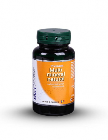 SUPLIMENTE VITAMINE ȘI MINERALE - DVR MULTIMINERAL NATURAL 60CP/60+30 CP