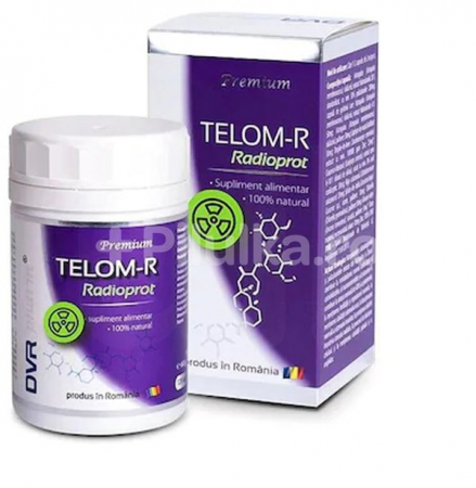 SUPLIMENTE DETOXIFIERE ANTIPARAZITARE - DVR TELOM-R  RADIOPROT 120CP