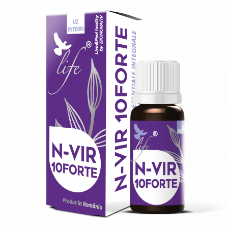 SUPLIMENTE RĂCEALĂ- APARAT RESPIRATOR ANTIVIRAL - DVR ULEI N - VIR 10 FORTE 10 ML UZ INTERN