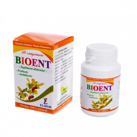 SUPLIMENTE TONICE - ELIDOR BIOENT 40CP