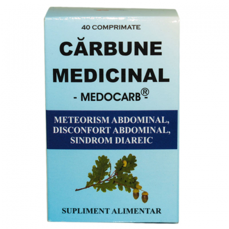 SUPLIMENTE STOMAC- DIGESTIE- COLON - ELIDOR CARBUNE MED 40CP