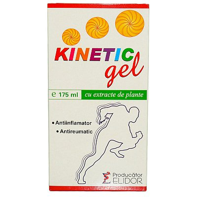 CREME ANTIINFLAMATOARE-CIRCULAȚIE - ELIDOR KINETIC GEL 175ML