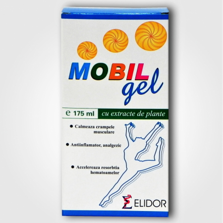 CREME ANTIINFLAMATOARE-CIRCULAȚIE - ELIDOR MOBIL GEL 175ML