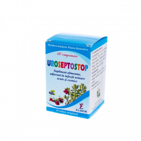 SUPLIMENTE URO-GENITAL - ELIDOR UROSEPTOSTOP 40CP