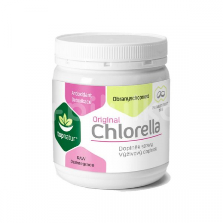 SUPLIMENTE ANTIOXIDANȚI-ANTITUMORAL - ELMA CLORELA RAW CU SPIRULINA 750 TB