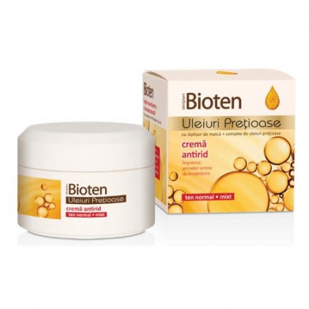 COSMETICE FAȚĂ - ELMI BIOTEN CR ANTIRID ZI TN ULEIURI PRETIOASE 50ML