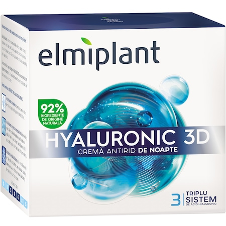 COSMETICE FAȚĂ - ELMI CR ANTIRID HYAL NOAPTE 50ML