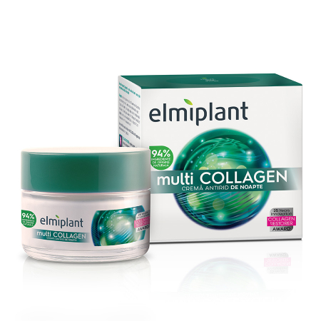 COSMETICE FAȚĂ - ELMI CR COLLAGEN ANTIRID NOAPTE 50ML