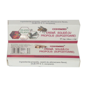 SUPOZITOARE - ELZIN CONIMED SUPOZITOARE + P 1.5G 10 BUC