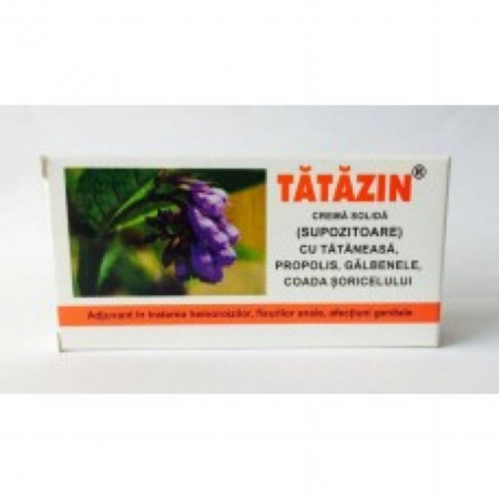 CREME ANTIINFLAMATOARE-CIRCULAȚIE - ELZIN TATAZIN SUPOZITOARE 1,5G 10 SPZ