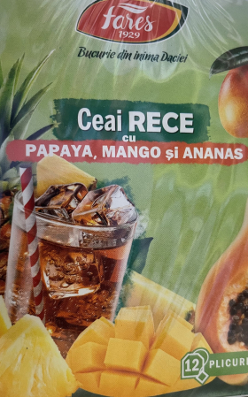 CEAIURI - FARES CEAI RECE CU PAPAYA MANGO SI ANANAS 12 PLIC