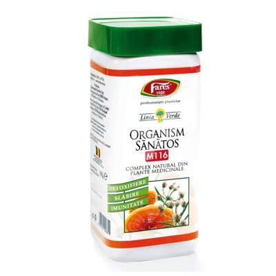 SUPLIMENTE DETOXIFIERE ANTIPARAZITARE - FARES COMPLEX ORGANISM SAN PULBERE 200G