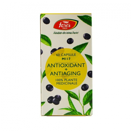 SUPLIMENTE ANTIOXIDANȚI-ANTITUMORAL - FARES CPS ANTIOXIDANT +ANTIAGING