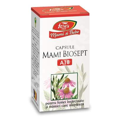 SUPLIMENTE RĂCEALĂ- APARAT RESPIRATOR ANTIVIRAL - FARES CPS BIOSEPT MAMI&BEBE