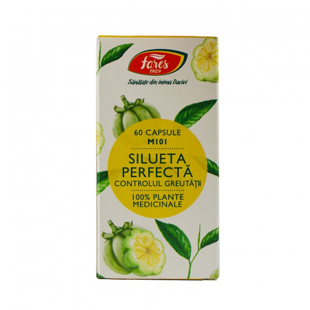 SUPLIMENTE SLĂBIRE - FARES CPS SIL PERF CONTR GREUTATII 1+ 1/2 60CP