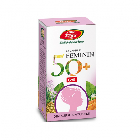 SUPLIMENTE POTENȚĂ - FARES FEMININ 50+ 60CP