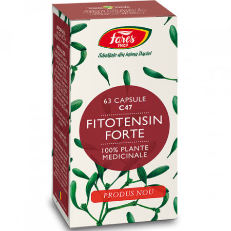 SUPLIMENTE CARDIO VASCULARE - FARES FITOTENSIN FORTE 63CP