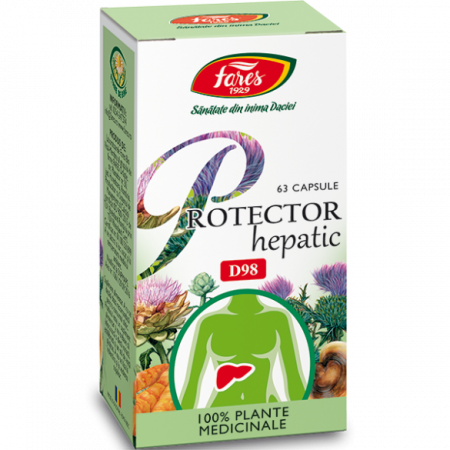 SUPLIMENTE HEPATOPROTECTOARE-BILA - FARES PROTECTOR HEPATIC 63CP