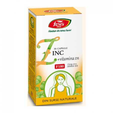 SUPLIMENTE IMUNITATE - FARES ZINC+VIT D3 30 CPS