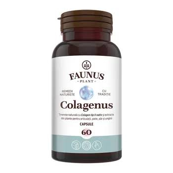 SUPLIMENTE ARTICULATII ANTIINFLAMATOARE - FAUNUS COLAGENUS 60 CPS