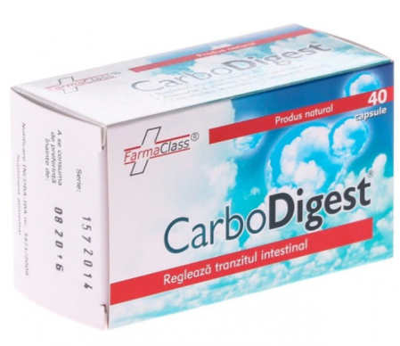 SUPLIMENTE STOMAC- DIGESTIE- COLON - FCLAS CARBODIGEST PACHET 1+1/2