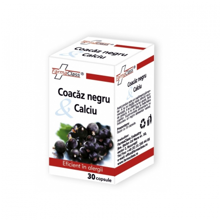 SUPLIMENTE VITAMINE ȘI MINERALE - FCLAS COACAZ NEG CALCIU 30CP