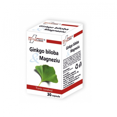 SUPLIMENTE MEMORIE SI CIRCULATIE - FCLAS GINKGO BILOBA +MG 30CP
