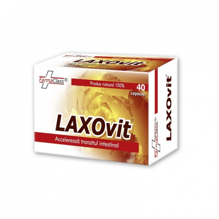 SUPLIMENTE STOMAC- DIGESTIE- COLON - FCLAS LAXOVIT 40CP