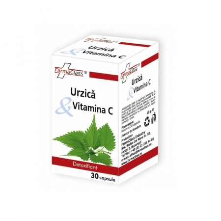 SUPLIMENTE CARDIO VASCULARE - FCLAS URZICA + VIT C 30 CP