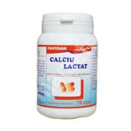SUPLIMENTE VITAMINE ȘI MINERALE - FVN CALCIU LACTAT 70CP
