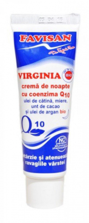 CREME CORP-MASAJ-MAINI -CALCAIE - FVN CR NOAPTE VIRGINIA CU COENZIMA 50ML