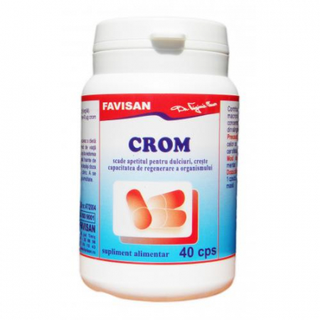 SUPLIMENTE VITAMINE ȘI MINERALE - FVN CROM 40CP