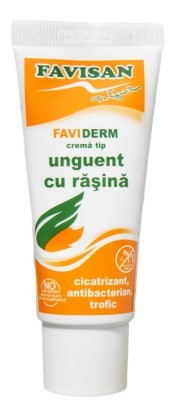 SUPLIMENTE ARTICULATII ANTIINFLAMATOARE - FVN FAVIDERM CR TIP UNG DE RASINA 40ML
