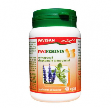 SUPLIMENTE  HORMONALE - FVN FAVIFEMININ 40CP