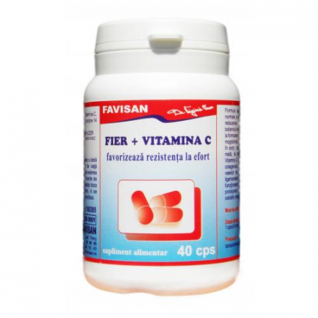 SUPLIMENTE VITAMINE ȘI MINERALE - FVN FIER +VIT C 40CP