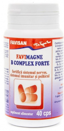 SUPLIMENTE VITAMINE ȘI MINERALE - FVN MAGNE FVS + B COMPLEX FORTE 40CP