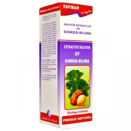 SUPLIMENTE MEMORIE SI CIRCULATIE - FVN SOL EXTR GINKGO BILOBA 50ML