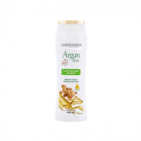 CREME CORP-MASAJ-MAINI -CALCAIE - GER LAPTE CORP NUTRITIV ARGAN  400ML