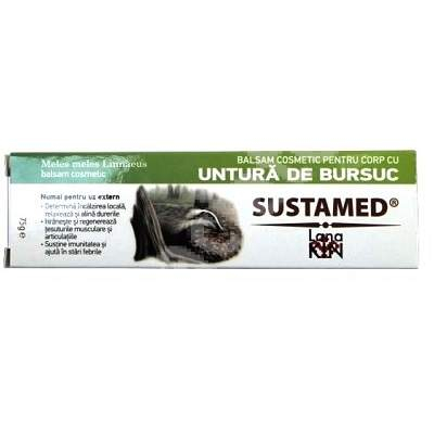 CREME ANTIINFLAMATOARE-CIRCULAȚIE - GEZU BALSAM BURSUC SUSTAMED 75G