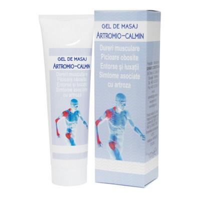 CREME ANTIINFLAMATOARE-CIRCULAȚIE - HB GEL MASAJ ARTROMIO CALMIN 100G